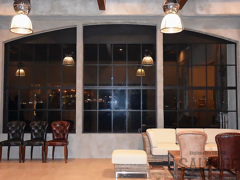 スタジオ施工例　6-10　アイアン窓