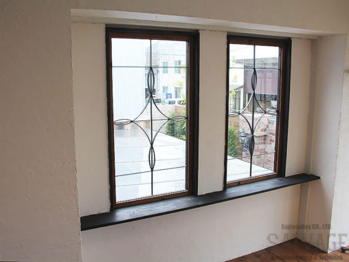 スタジオ施工例　5-38　オーダー窓　アイアン面格子