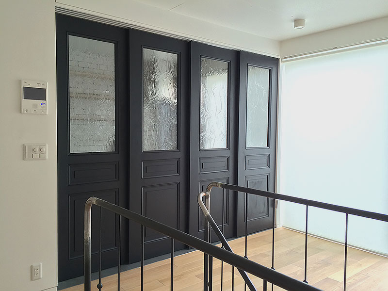 住宅施工例　3-01　オーダー引き戸